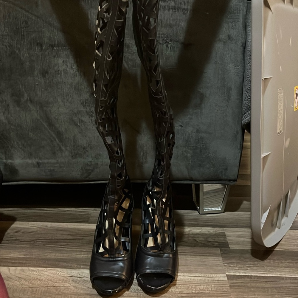 Knee high boots